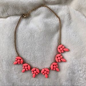 J. Crew Pink Statement Necklace NWOT